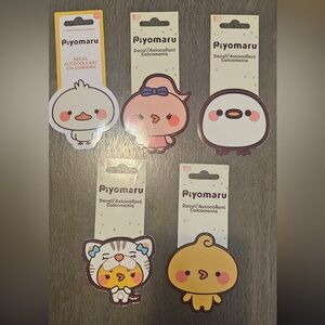 Bundle of 23 Trends International Piyomaru Single Decal Stickers (5 styles)